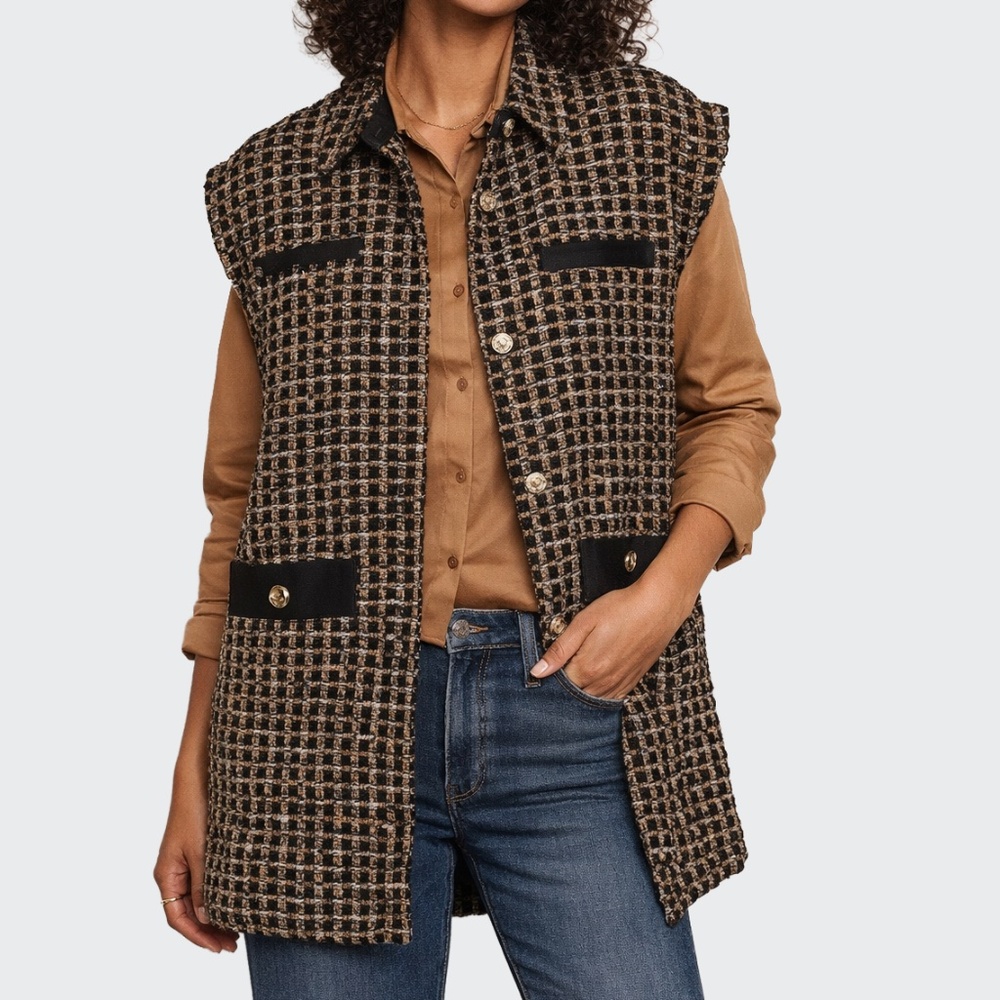 MOS MOSH - Yama Zui‎ Boucle Waistcoat